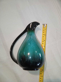 Blue mountain pottery pitcher 7 1/4 in.high. 
