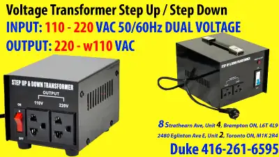 110v, To 220v, or 220v, To 110v, 50, Watts, Voltage, Converter, Step Up/Step Down Transformer Voltag...