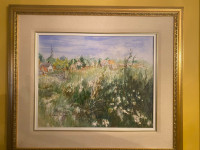 Investissement: 1 tableau: Aquarelle de Huguette Desmarais 