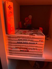 Wii games and Zelda wii remote