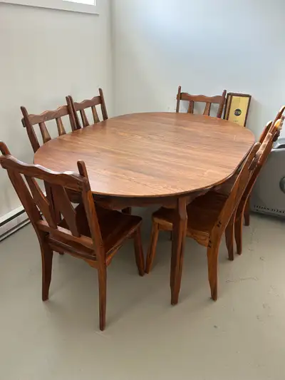 Vente rapide : Meubles salle a diner bois Orme (4 a 6 personnes), View more