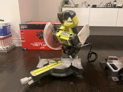 Ryobi   7-1/4” Compound Sliding Miter Saw, View more