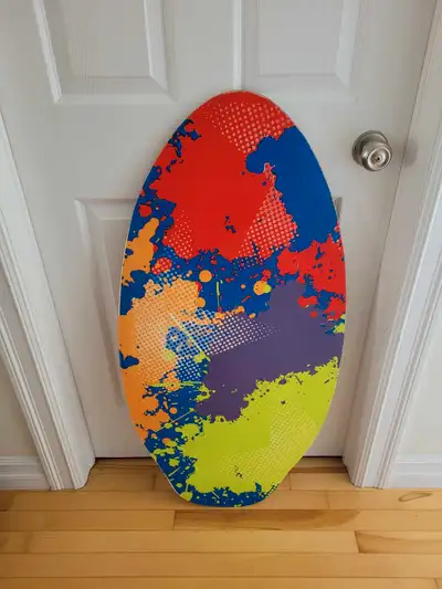 3.5 ft Wooden Wave Skimboard. Good Condition , View more