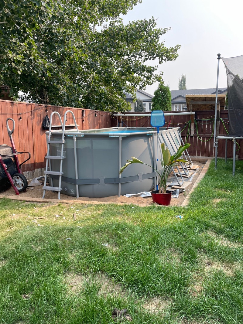 18’x9’x4’ Tall Metal Snap & Lock Frame Above Ground Pool Hot Tubs