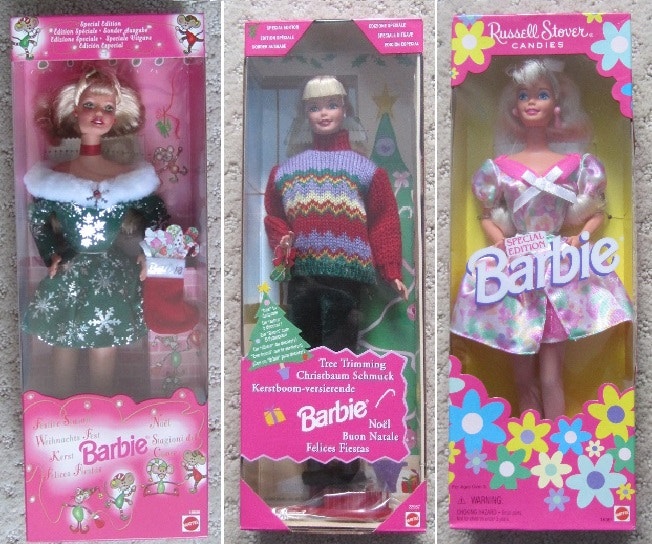 Festive Season, Tree Trimming or Russell Stover Barbie BNIB Toys