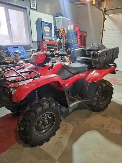 2013 Honda Foreman 500 manual shift. Great machine that's only been used for getting firewood and pl...