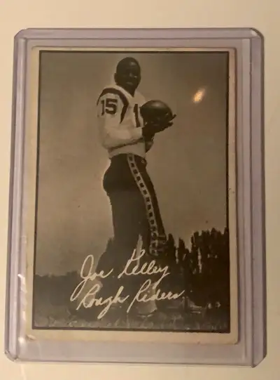 ERROR CARD 1961 TOPPS Football Card #80 ~ Joe Kelly - Ottawa RR, View more