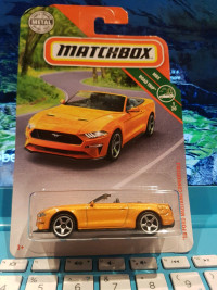 Matchbox 2018 Ford Mustang Convertible orange