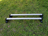 VW Passat OEM Roof Rack with One OEM Bike Rack