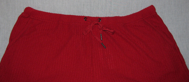Northern Reflections Red Waffle Knit Lounge Pants Womens XL NEW in Women's - Bottoms in Saint John - Image 3