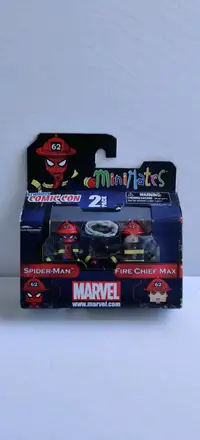 Marvel Minimates NYCC Spiderman Fire Chief New York Comic Con