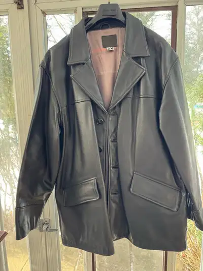 Mercedes Benz- Men’s Leather Jacket - 2XL. mint condition, View more