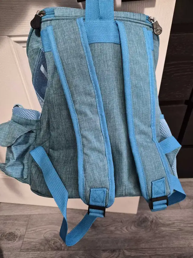 Sac de transport pour animaux couleur bleu neuf in Accessories in Lanaudière - Image 4