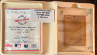 1989 Toronto Blue Jays/Padres HOF Roberto Alomar Bronze Card