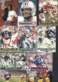 9 star NFL Running backs cards.
