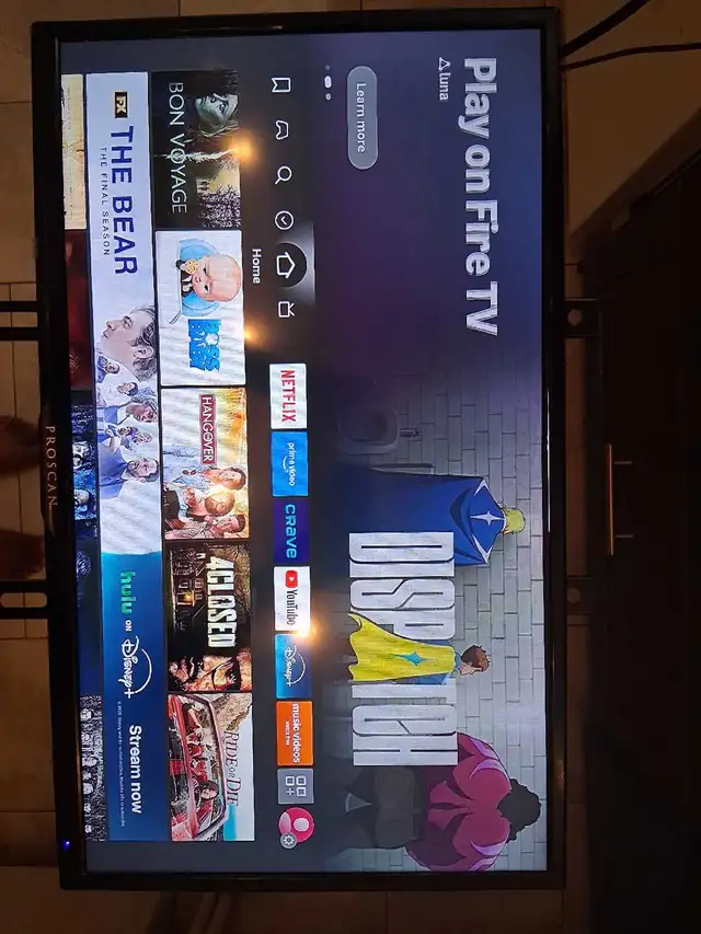 22 inch Proscan TV ( not a smart tv)