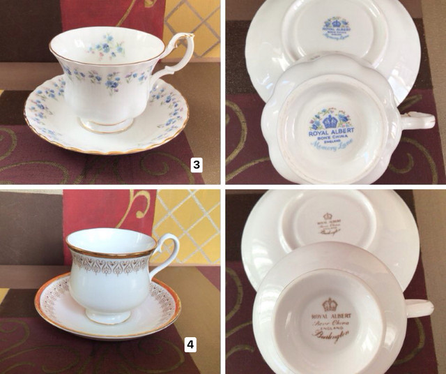 Selection of Royal Albert Teacups and Saucers in Kitchen & Dining Wares in Sudbury - Image 3