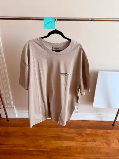 Essentials Fear Of God FW21 t-shirt in String(tan) sz XL, View more