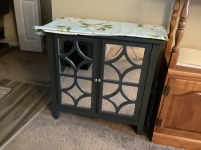 STORAGE CABINET WITH GLASS FRONT BRAND NEW, View more