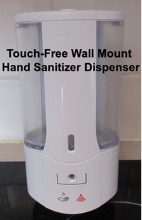 New Touch-Free Wall Mount Hand Sanitizer/Soap Dispenser