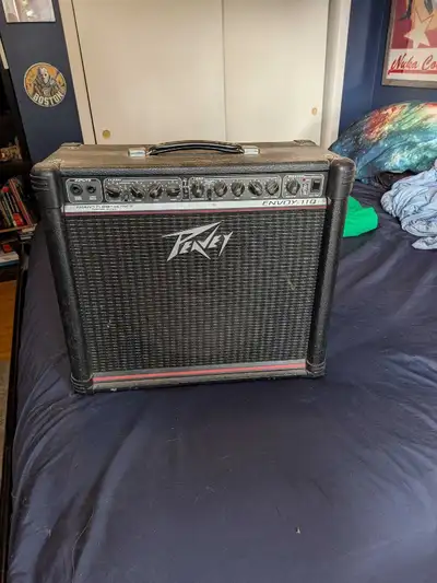 2005 Fender Squier Stratocaster & 2004 Peavey Envoy 110 Amp Selling my guitar and amp. Both have bee...