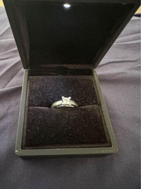 14ct Gold Diamond Engagement Ring and Wedding Band