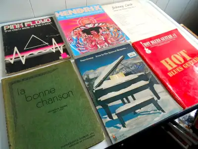 Livres Partition - Music Chords Supertramp, Floyd, Hendrix, Cash, View more