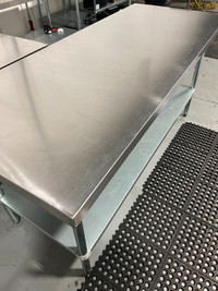 72x30x35 Stainless Steel Tables