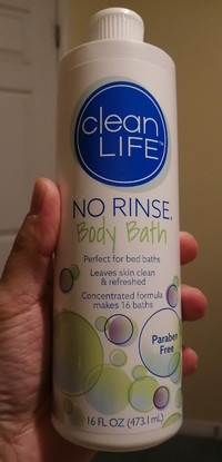 clean LIFE --- Body bath No Rinse! Easy to use. Big Size!