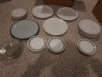 Dinner plates and Tea cups