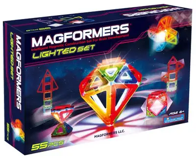 Top-of-the-line Magformers set, brand new in mint condition, sealed box – ideal for gifting • LED Li...