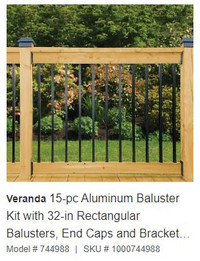 Deck Rails with ballusters