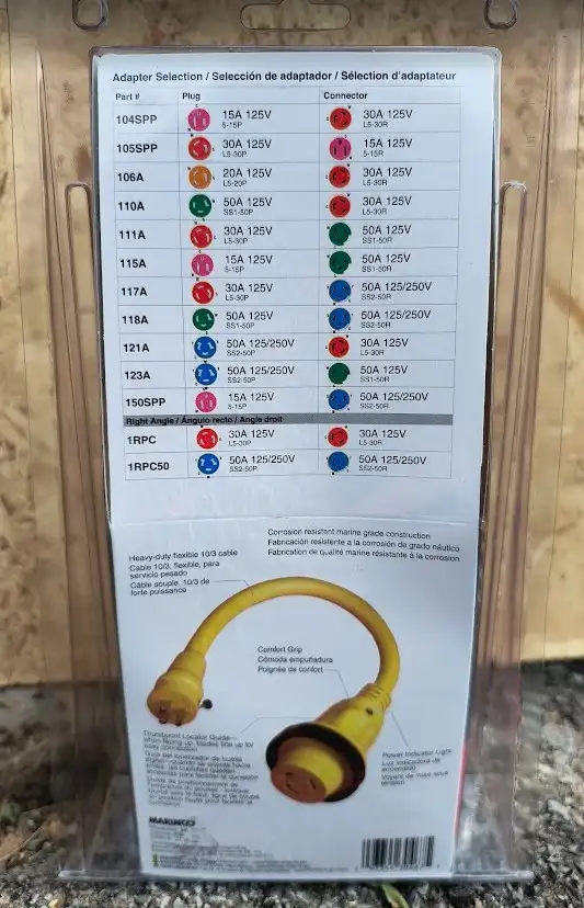 NEW Marinco 15A - 30A Marine adapter - still in package in Boat Parts, Trailers & Accessories in Kingston - Image 4
