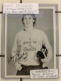 Wayne Gretzky 1979 RARE ORIGINAL GWG Promo Photo Showcase 305