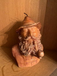 Hand carved German candle
