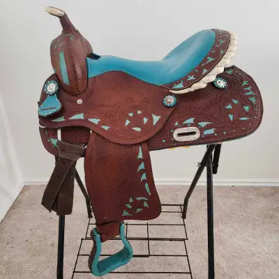 Western Barrel Saddle - 17" Deen Enterprises, View more