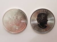 Pièces Monnaie Royale Canadienne Feuille d'érable argent 999 pur