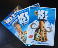 3 DVD set - ICE AGE  (3 films, bilingues, widescreen)