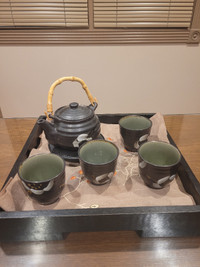 Beautiful Green Tea Set