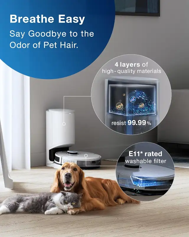 ECOVACS DEEBOT N10 Plus Robot Vacuum and Mop in Arts & Collectibles in City of Toronto - Image 7