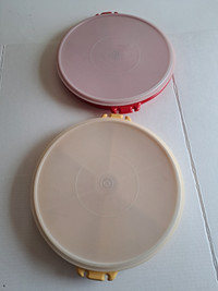 2x plateaux 6 sections Tupperware 