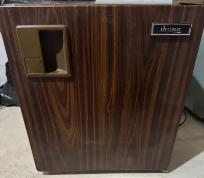Vintage mini fridge , View more