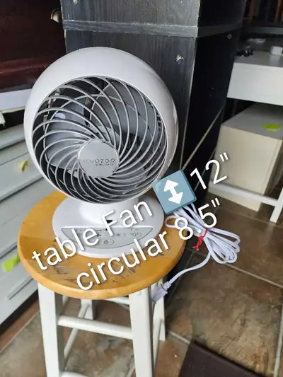 Desk Fan ** no  Remote included**, IRIS USA WOOZOO ,Oscillating , View more
