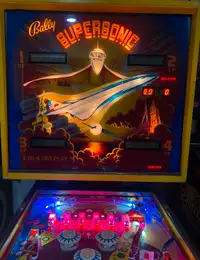 Bally Supersonic Pinball Machine $1800 OBO