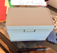 Index cards, box & dividers