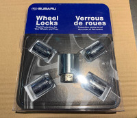 Verrous de roues (noix barrées) pour Subaru