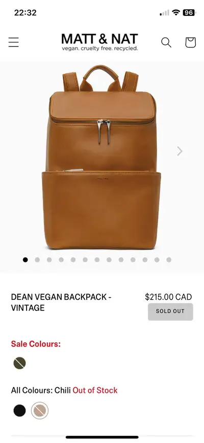 Matt and Nat “Dean” backpack, View more