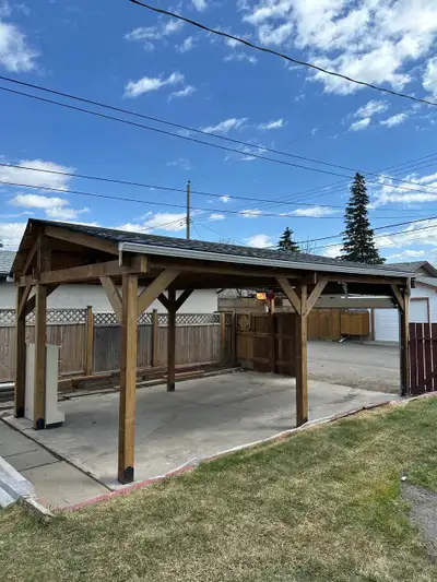 Carport, Car canopy, Concrete pad, View more