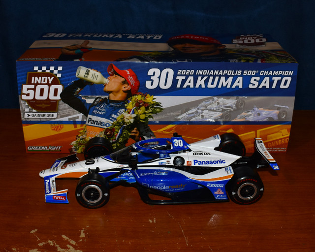 Takuma Sato 2020 Indy 500 Champion 1/18  Scale Diecast in Arts & Collectibles in Bedford