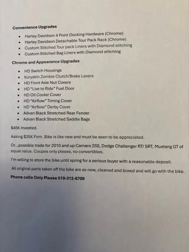 HD Road Glide - Like New! Cash or Trade in Touring in Sarnia - Image 11